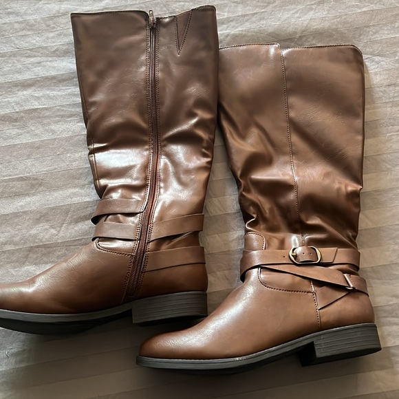 Style & Co Brown Wide calf Boots - Picture 7 of 7